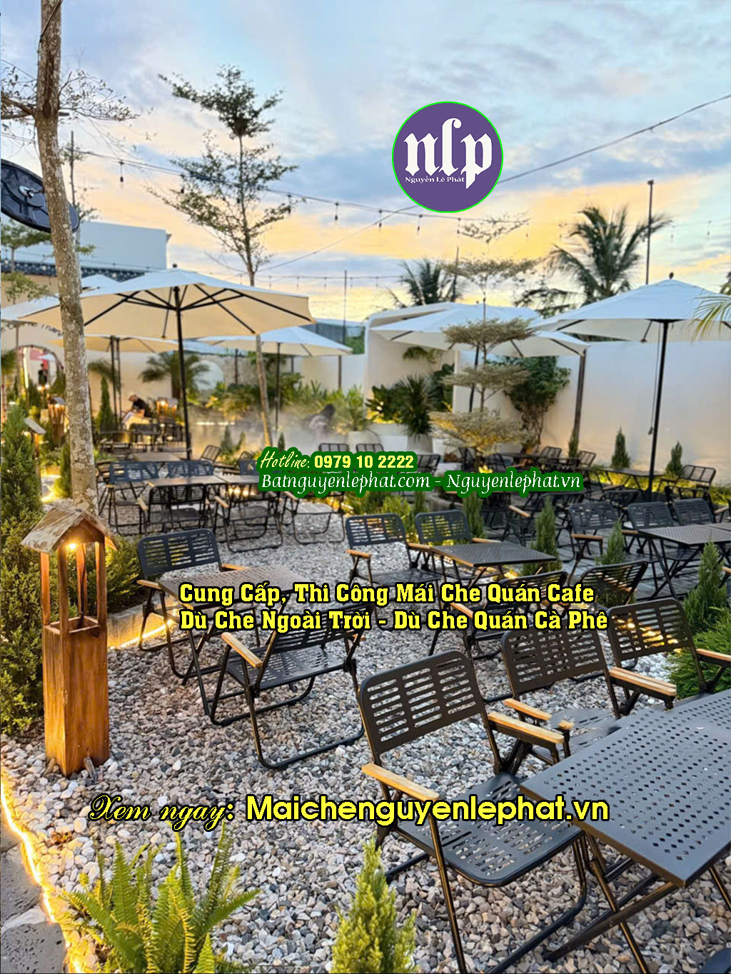 Dù che nắng ngoài trời