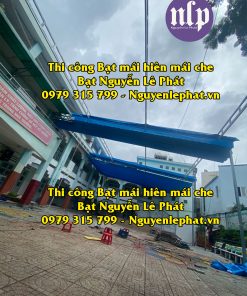 Thi công mái hiên mái xếp Bình Phước