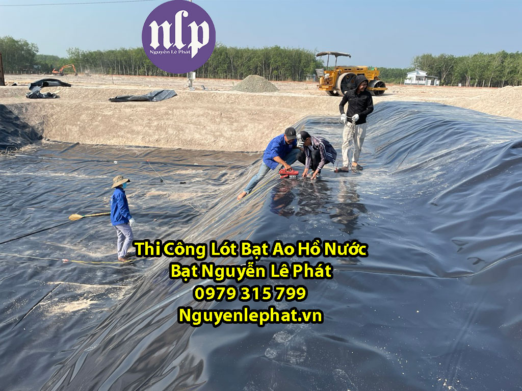 Bạt lót hồ nuôi cá tại Đồng Phú