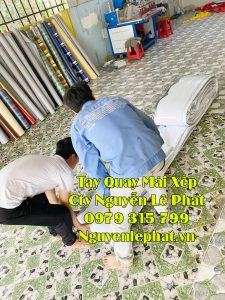 May Ép Bạt Mái Hiên Mái Xếp Bạt Kéo Di Động Tại Quận 12