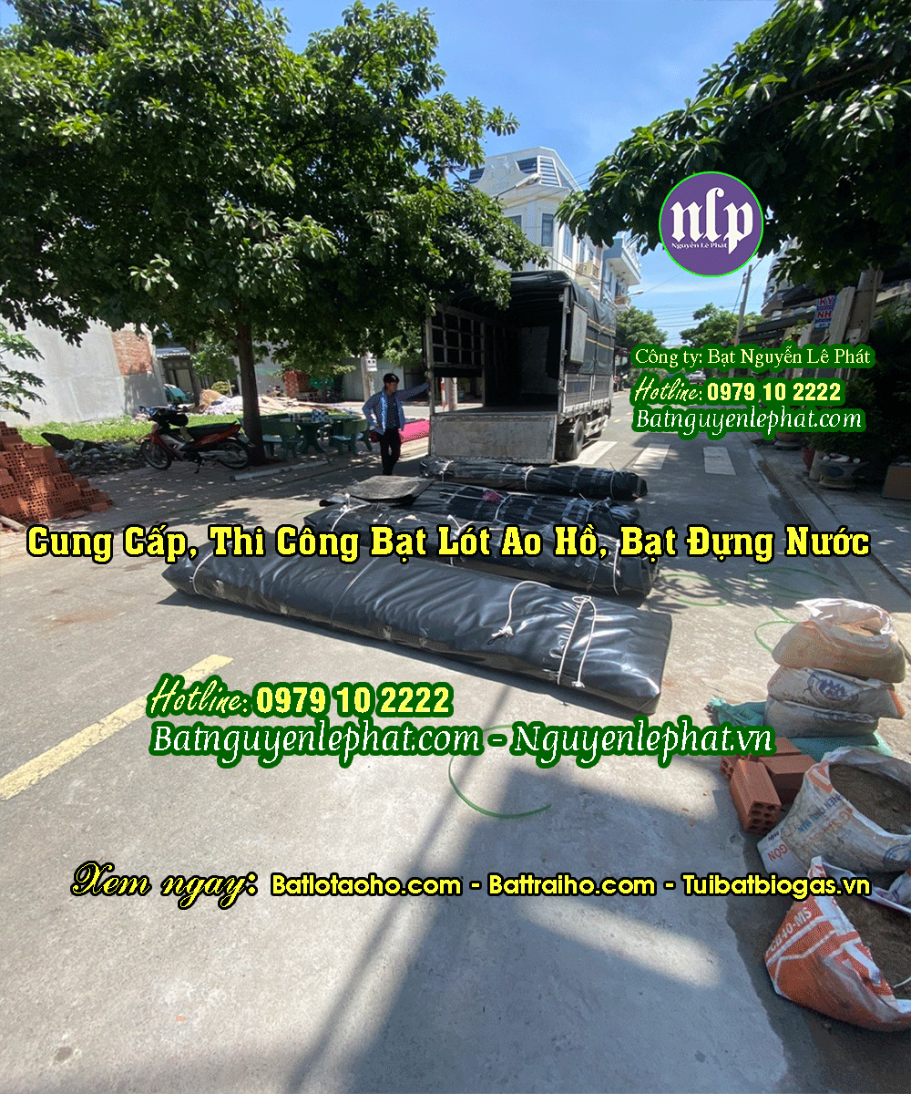 Thi Công Bạt Lót Ao Hồ Chứa Nước HDPE tại Đồng Tháp