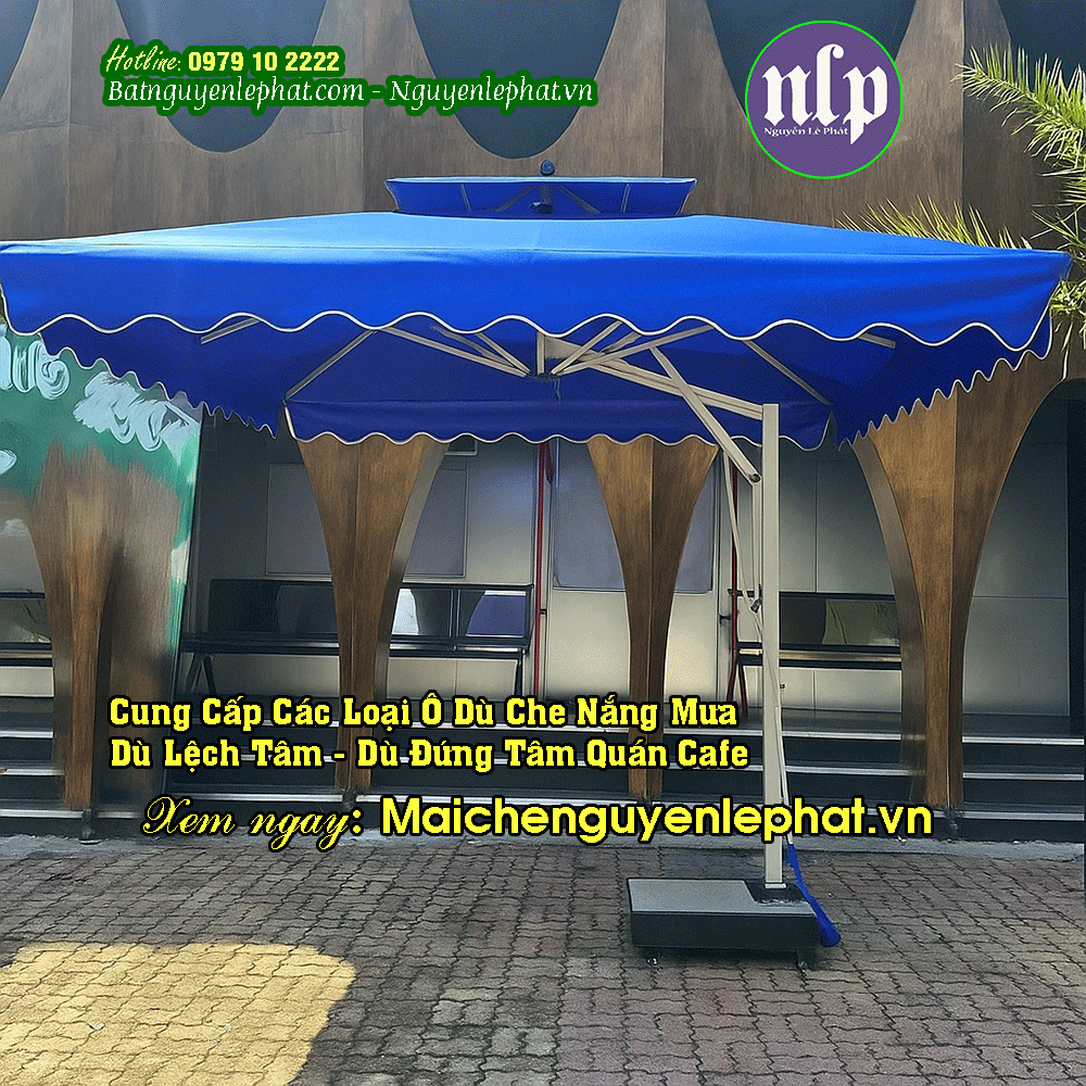 dù che nắng mưa quán ăn