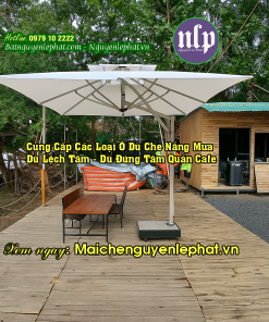 Dù cafe sân vườn