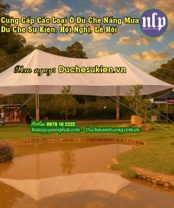 Vải Bạt Dù Che Tổ Chức Sự Kiện Sân Trường Học Tại Thái Bình