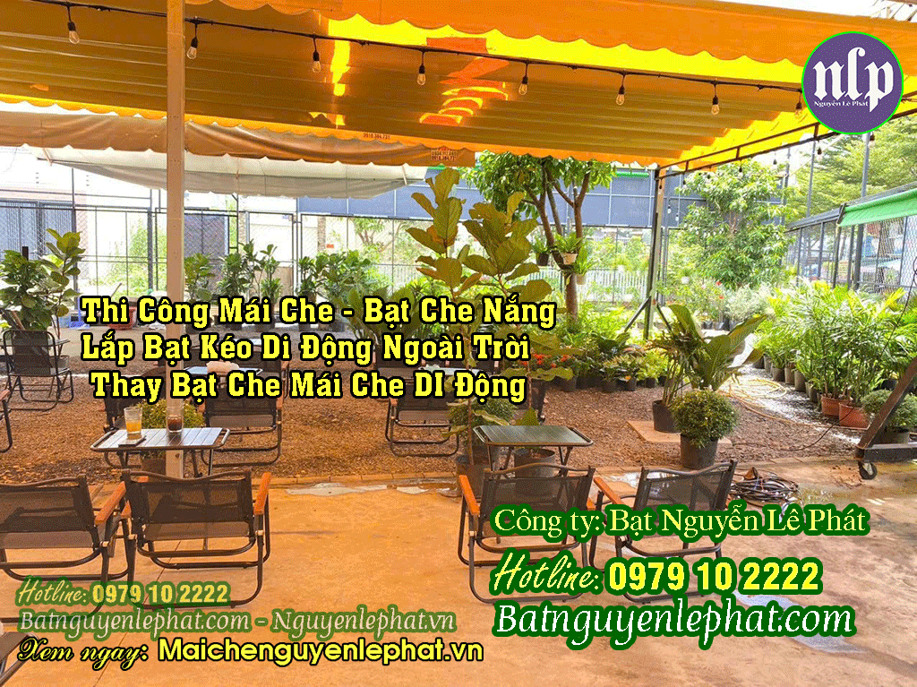 Thay Bạt Kéo Mái Hiên Che Nắng Mưa Tại Trà Vinh