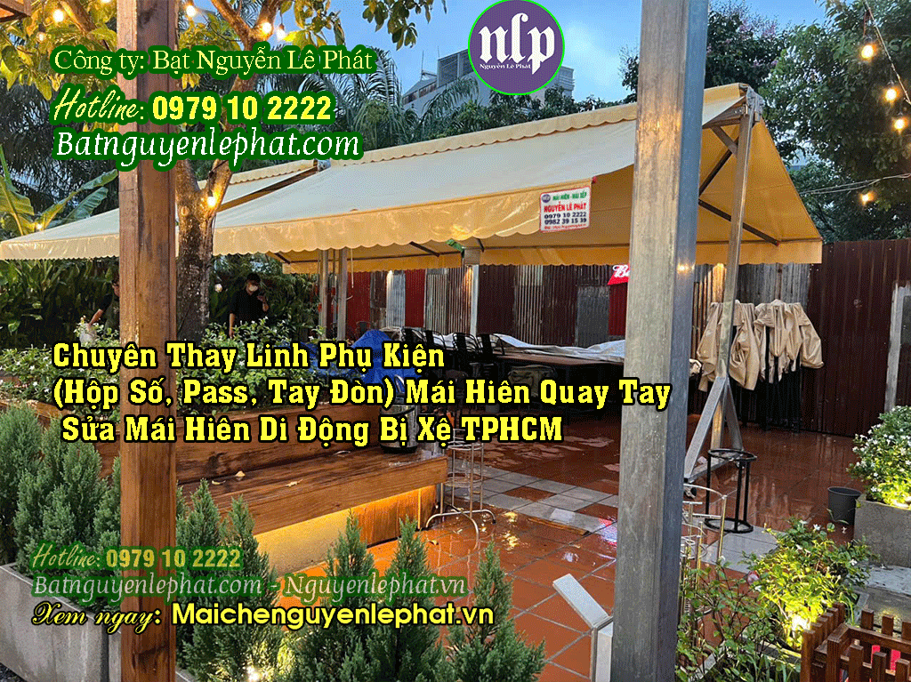 Mái Xếp Bạt Kéo Di Động Tại TP Buôn Ma Thuột