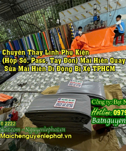 May Ép Bạt Mái Hiên, Mái Xếp, Bạt Kéo Di Động Tại Cam Ranh & Nha Trang