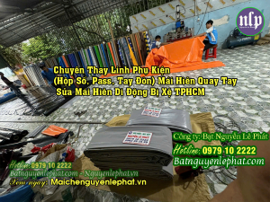 May Ép Bạt Mái Hiên, Mái Xếp, Bạt Kéo Di Động Tại Cam Ranh & Nha Trang