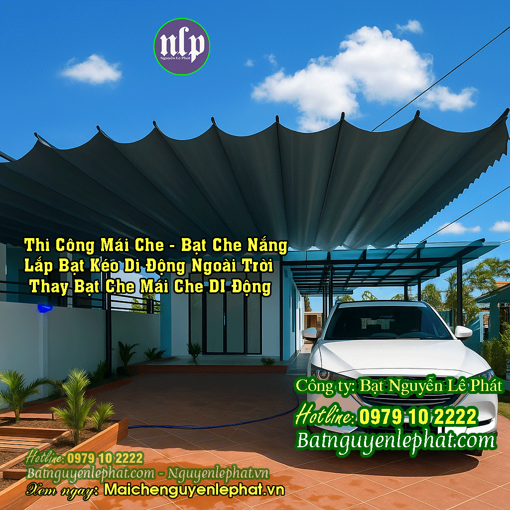 May ép bạt mái hiên mái xếp Buôn Ma Thuột Đắk Lắk