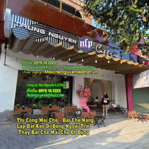 Thay bạt kéo mái che nắng mưa