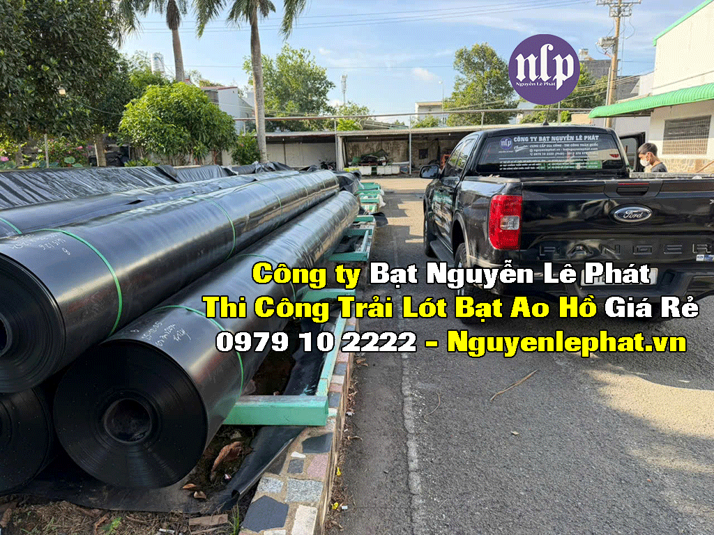Bạt Lót Ao Hồ Chứa Nước Nuôi Cá tại Bình Dương
