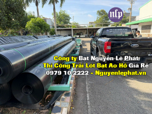 Bạt Lót Ao Hồ Chứa Nước Nuôi Cá tại Bình Dương