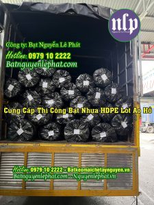 Bạt Lót Hồ Tại Vòng Xoay Hồ Đại La, TP. Gia Nghĩa, Đắk Nông