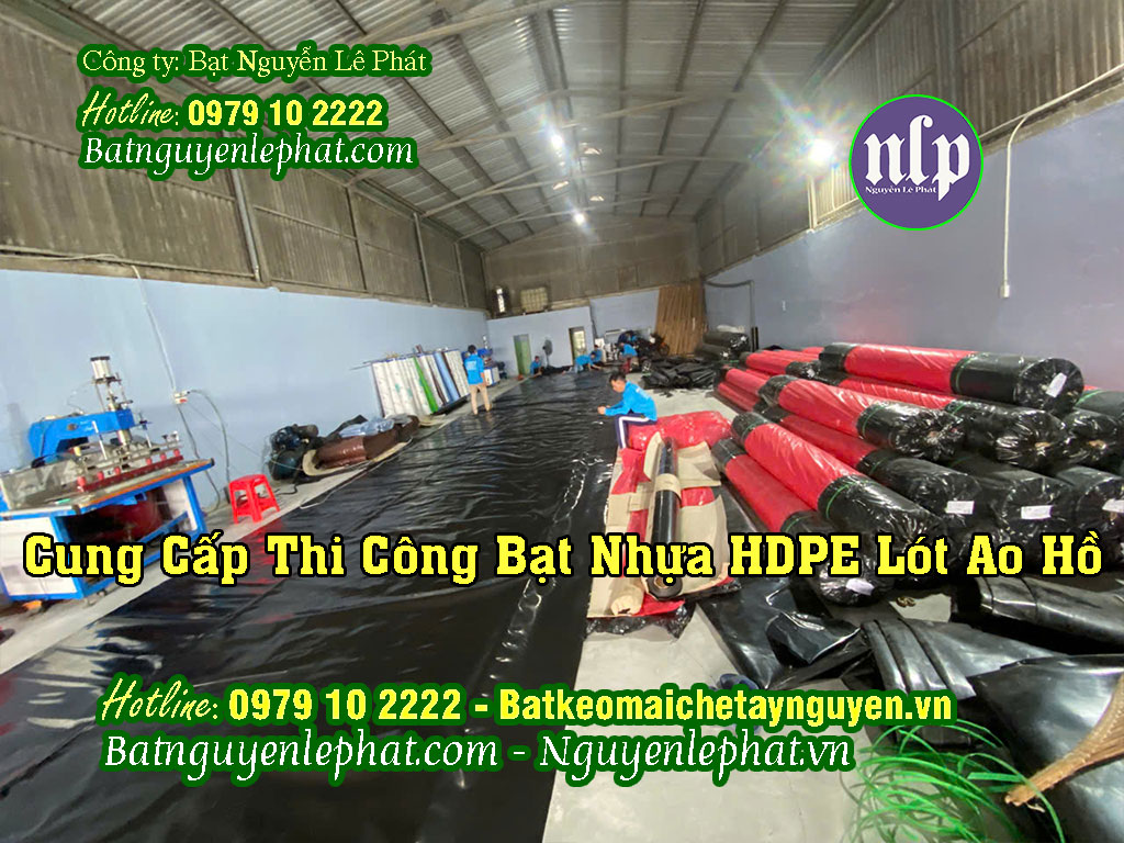 Đơn vị cung cấp bán bạt nhựa HDPE lót ao hồ chuẩn đủ DEM chất lượng cao tại Dầu Tiếng