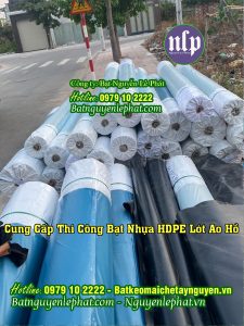 Bạt Lót Hồ HDPE tại Phan Thiết Chuẩn Đủ Dem Chất Lượng