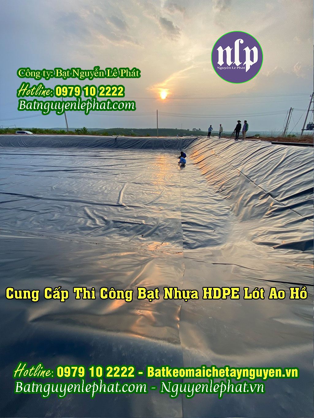 Bạt Lót Hồ HDPE tại Tân Phú Đồng Nai Chuẩn Đủ Dem Chất Lượng