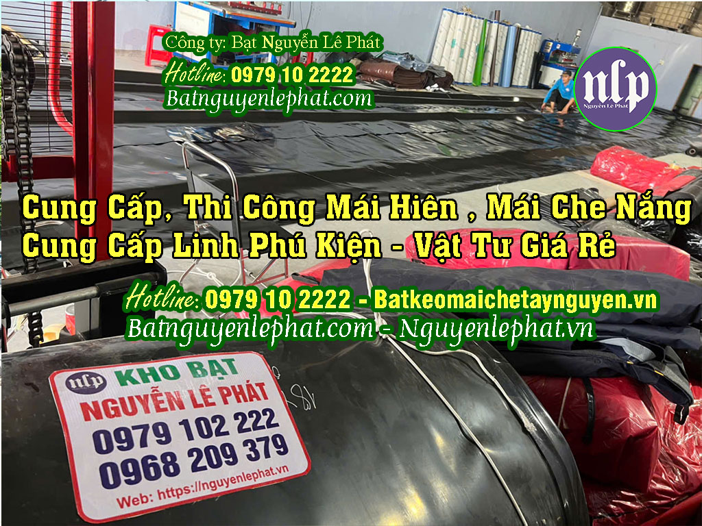 Báo Giá Bạt Lót Hồ Tại Vòng Xoay Hồ Đại La, TP. Gia Nghĩa Xưởng may ép bạt tại buon ma thuot daklak
