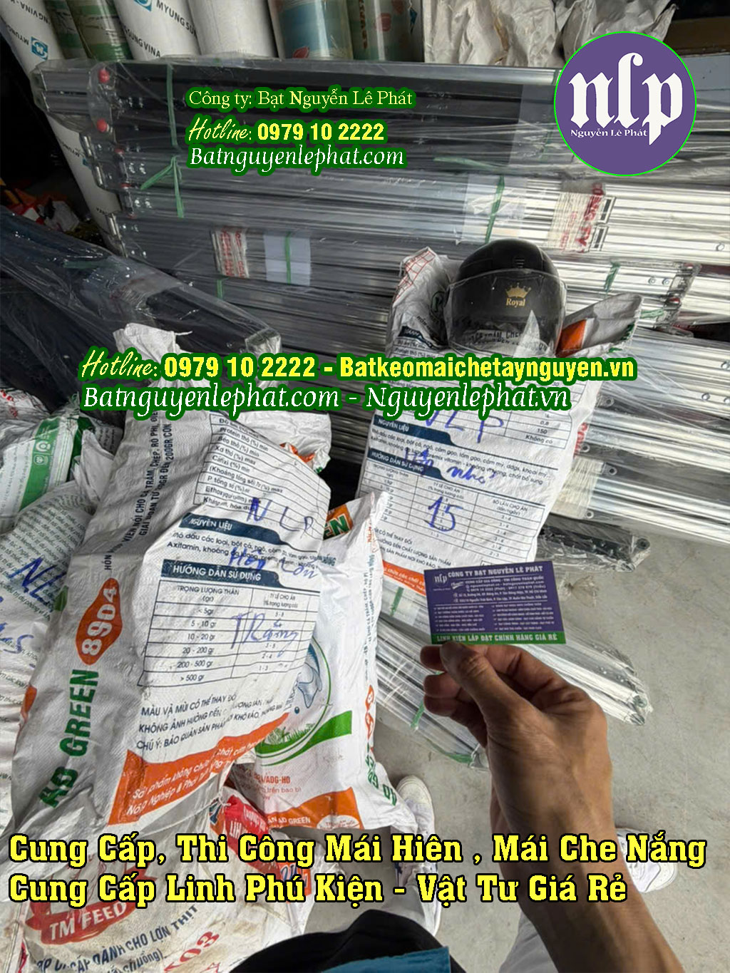 Cung cấp phụ kiện mái che bạt kéo di động Gia Lai