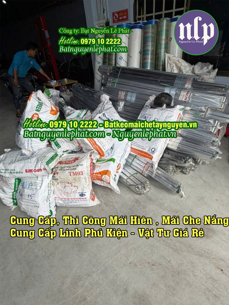 Phụ Kiện Tay Quay Dây Kéo Bạt Mái Xếp Gia Lai