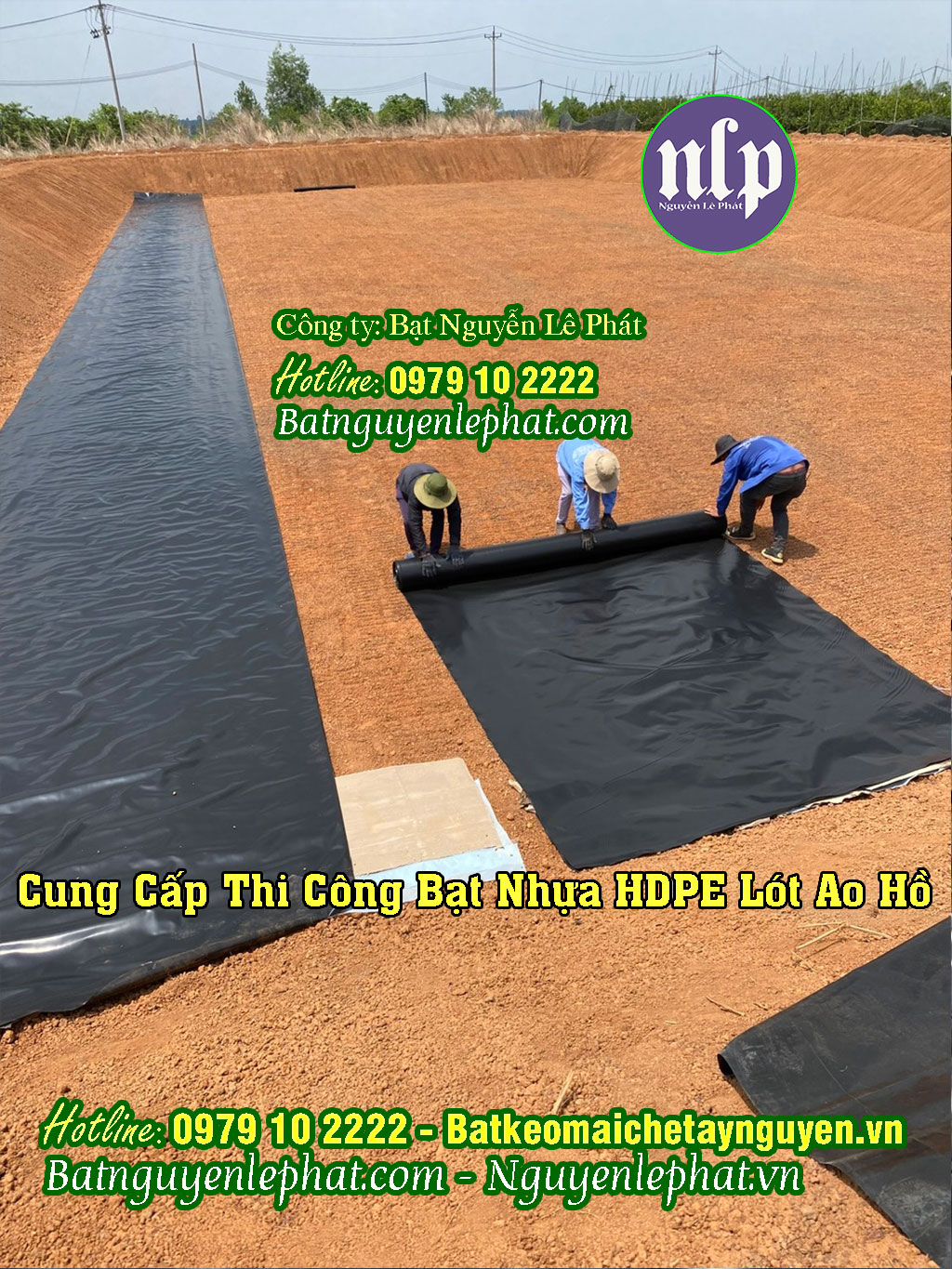 Bạt Lót Hồ Tại Diên Khánh Nha Trang Chuẩn Đủ Dem Chất Lượng