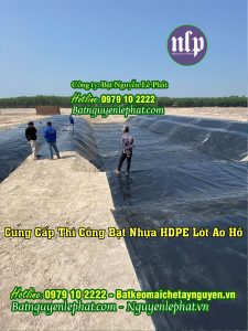 Bạt Lót Hồ tại Dầu Tiếng Bạt Chuẩn Đủ Dem Chất Lượng