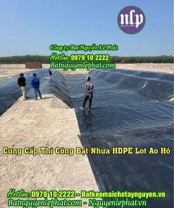 Bạt Lót Hồ tại Dầu Tiếng Bạt Chuẩn Đủ Dem Chất Lượng